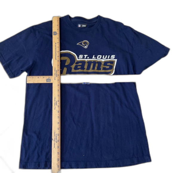 St. Louis Rams Vintage NFL Team Apparel Navy Blue T-Shirt Size XL - Picture 3 of 7